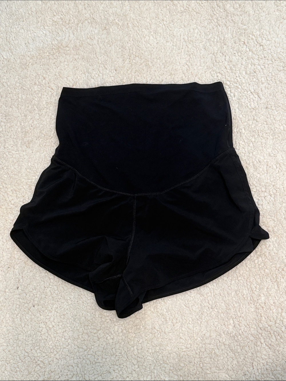 Black Athletic Women’s Lululemon Maternity Shorts